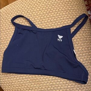 TYR Women's Deep Blue Sports Bra size M